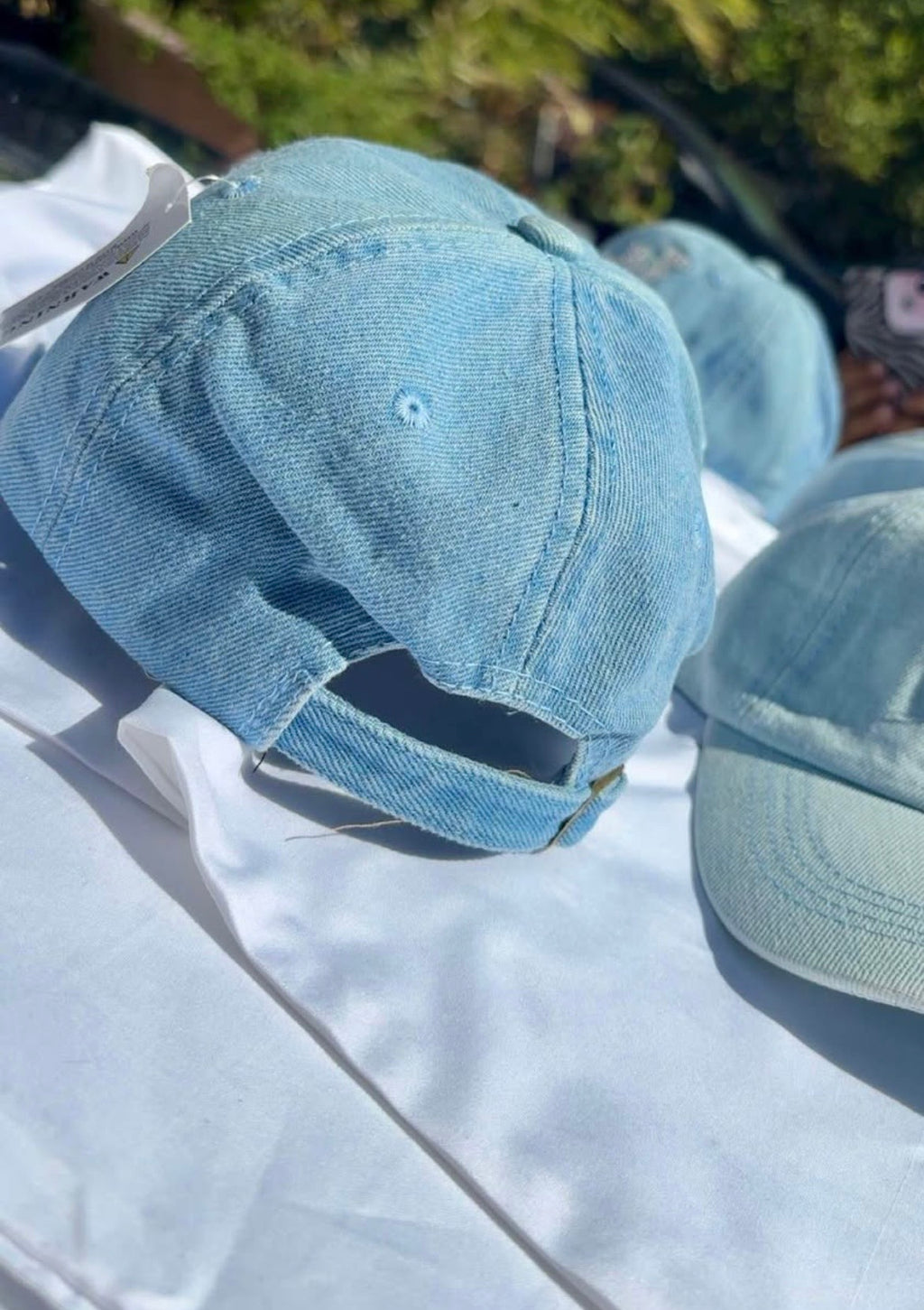 LA denim hat