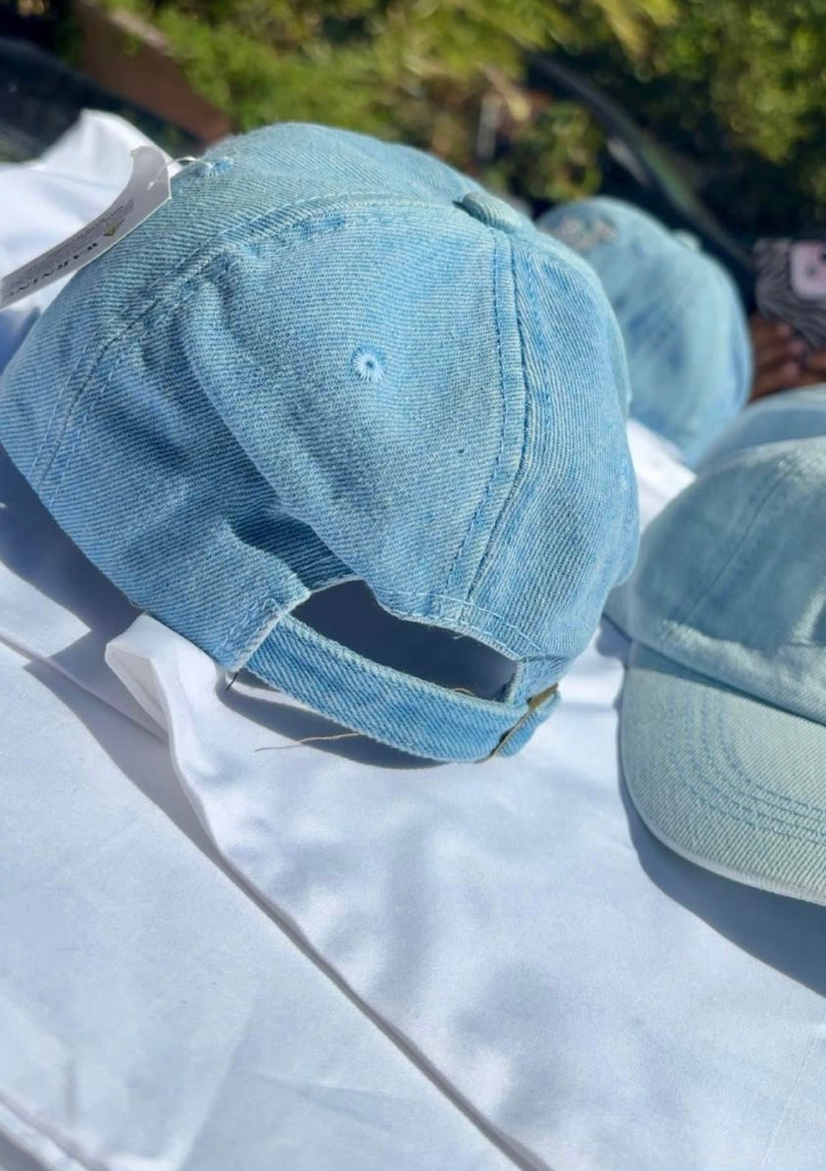 LA denim hat