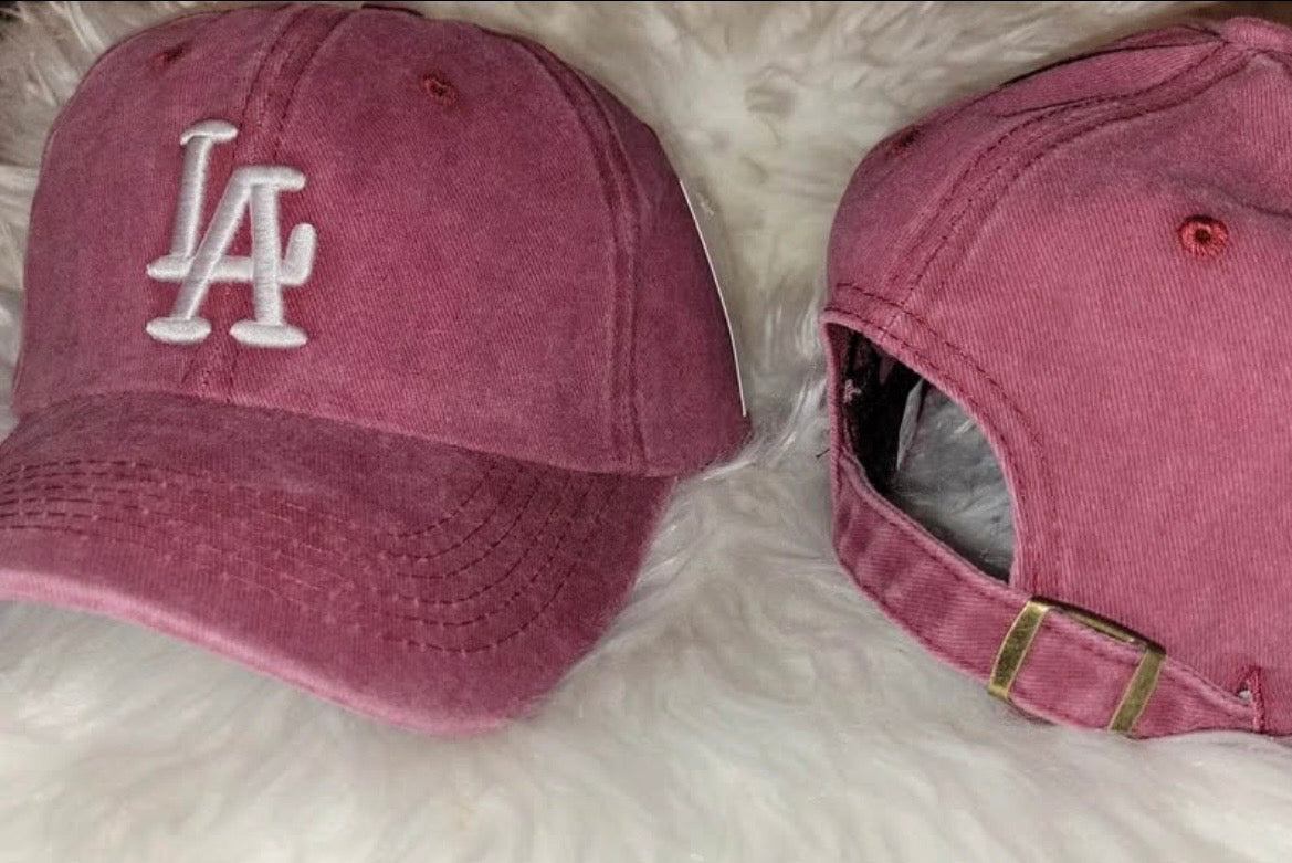 LA baseball hat (mineral wash)