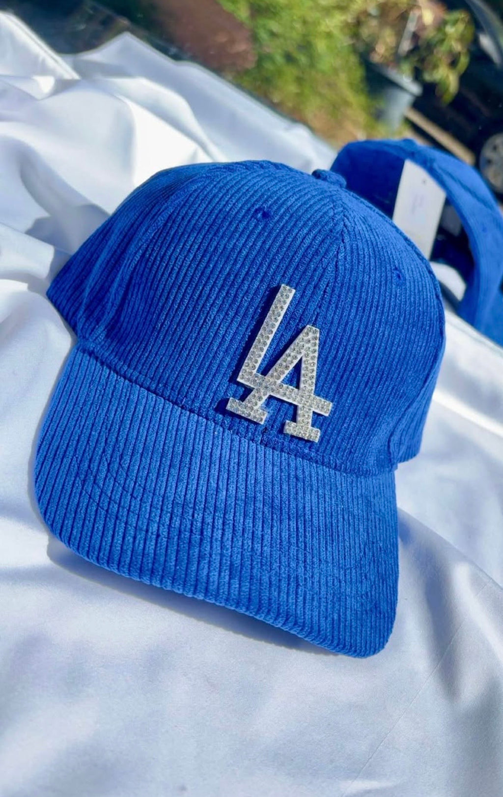 Corduroy baseball hat
