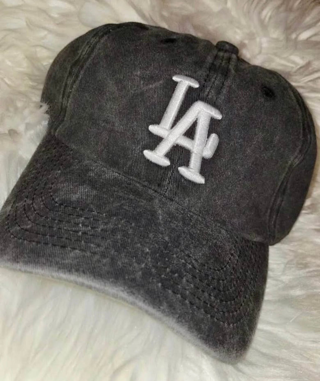 LA baseball hat (mineral wash)