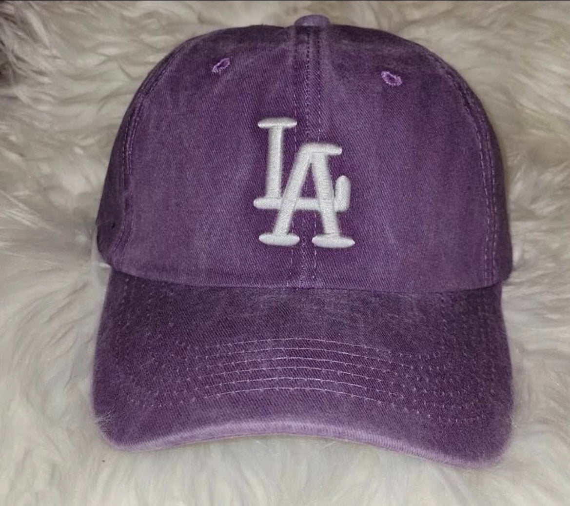 LA baseball hat (mineral wash)