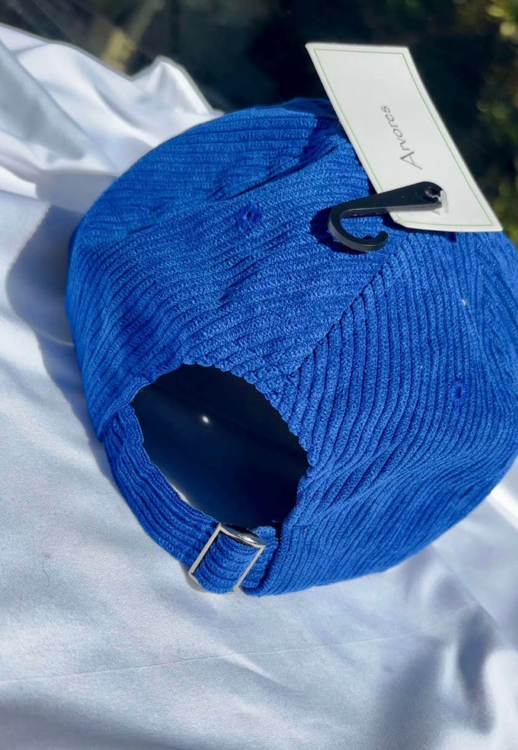 Corduroy baseball hat