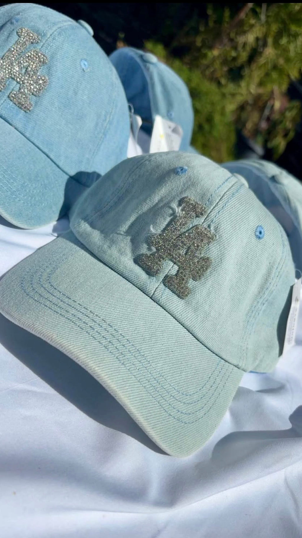 LA denim hat