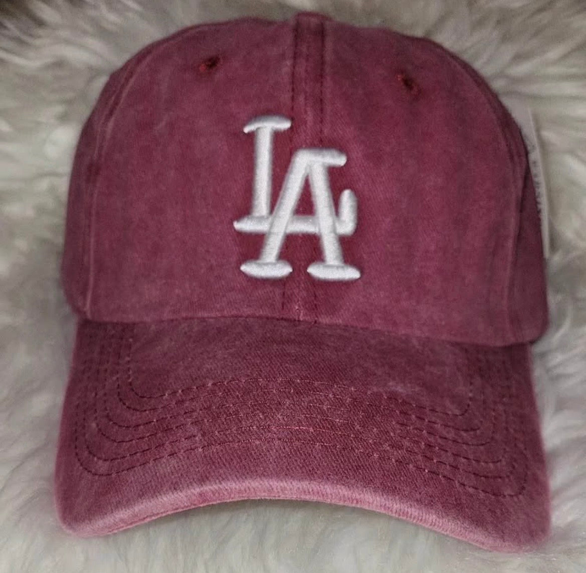 LA baseball hat (mineral wash)