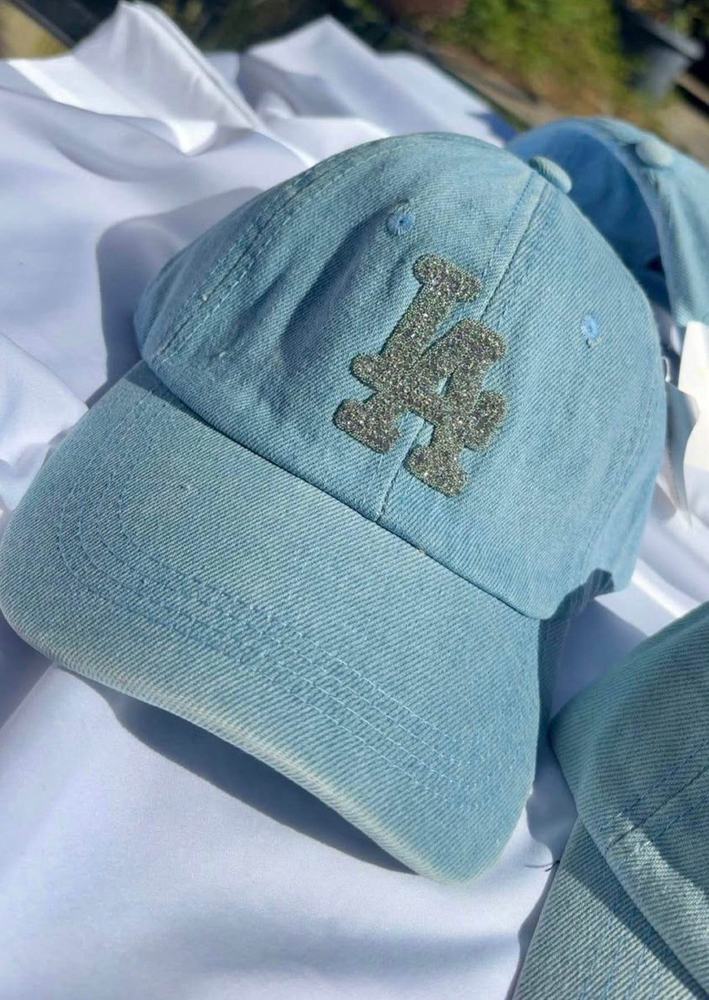 LA denim hat