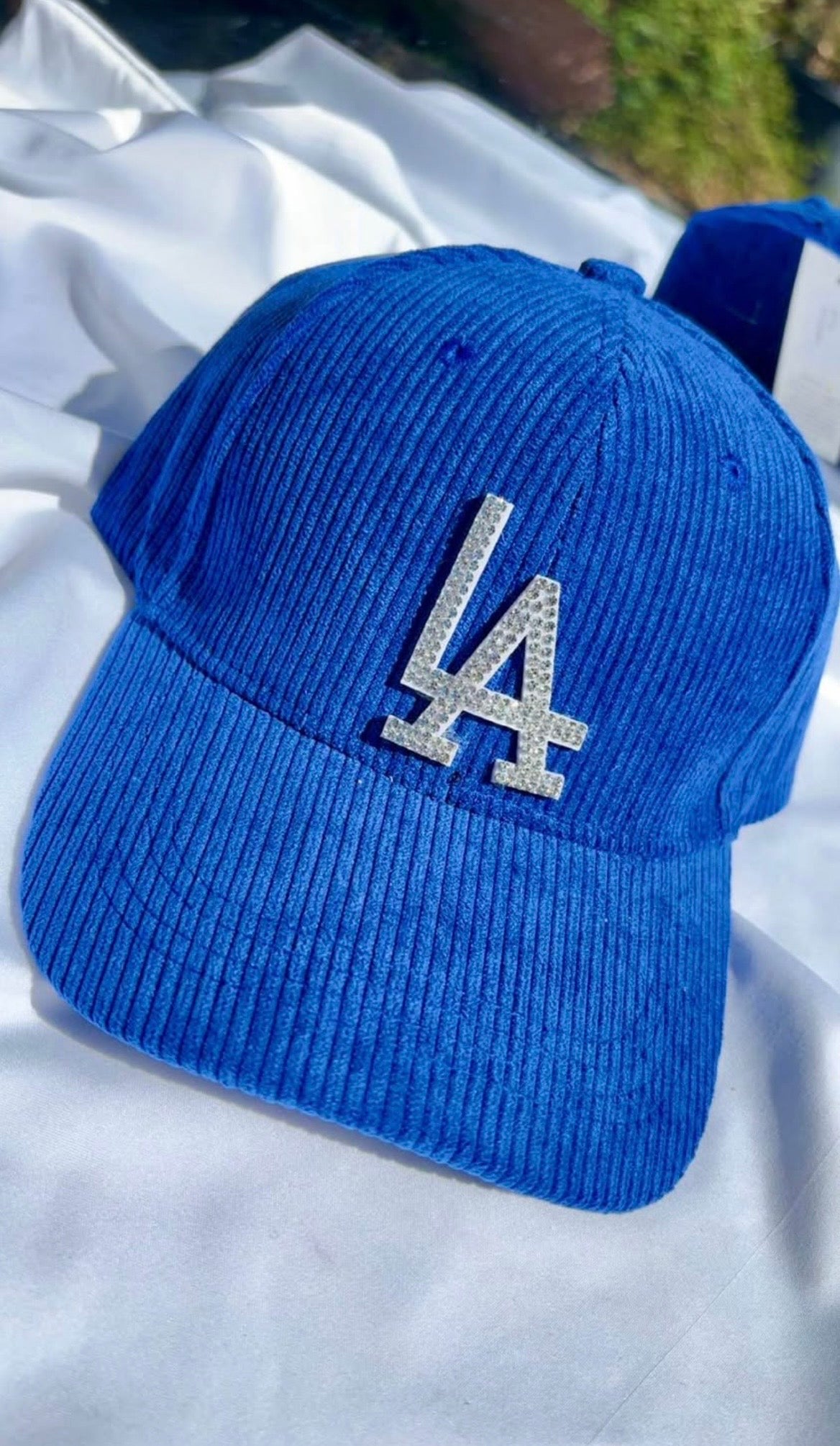 Corduroy baseball hat
